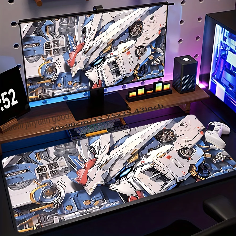 

1 шт. настольный коврик с роботом в стиле аниме — очень большой коврик для игрового стола с нескользящей основой, коврик для компьютерной клавиатуры и мыши XXL (30x60/30x80/40x90c
