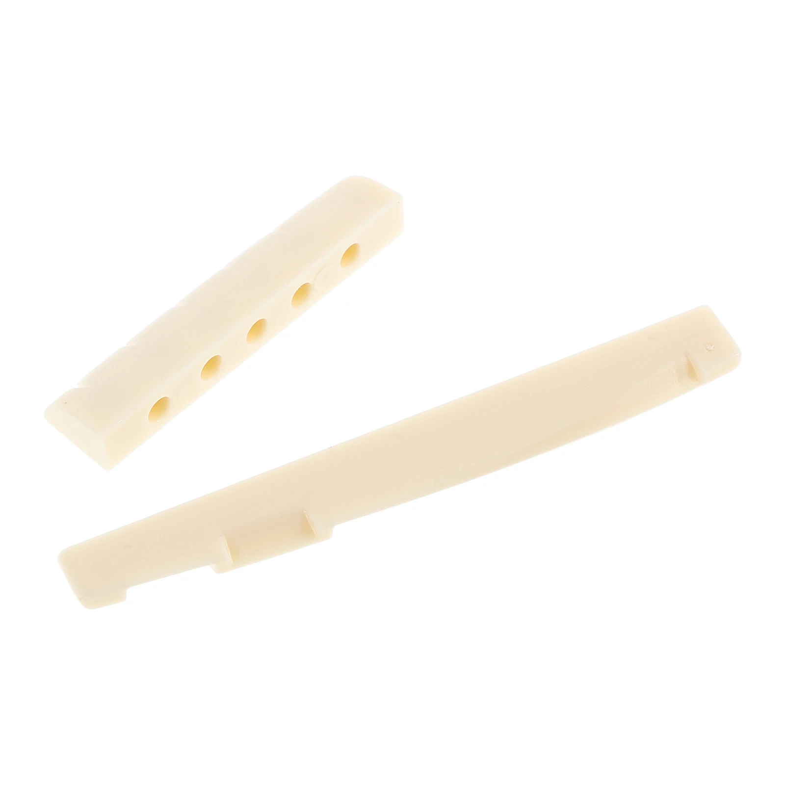 

2 Pcs Guitar Bass Classical Acoustic Accessories Kit Plastic and Saddle