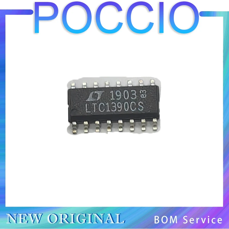 LTC1390 LTC1390CS - 8-Channel Analog Multiplexer with Serial Interface