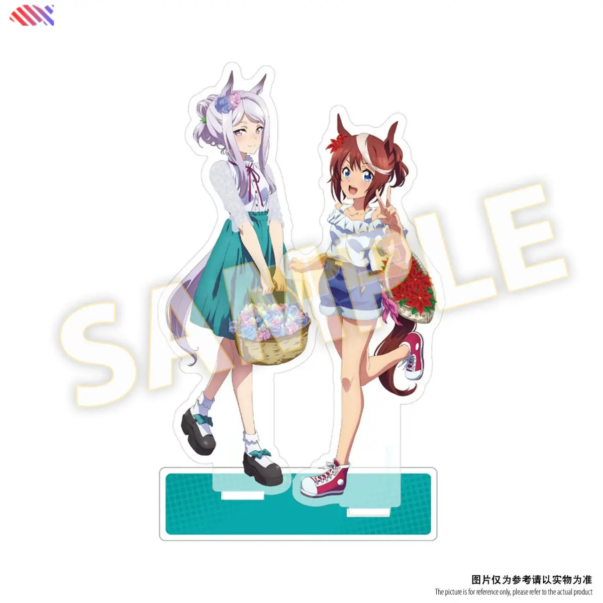 Umamusume: красивое Дерби рисовый душ Tokai Teio аниме акриловая модель на подставке Plate аксессуары для украшения стола стоячий Рождественский подарок