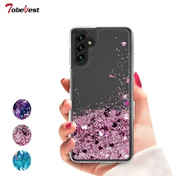 Glitter Liquid Sparkly Crystal Quicksand Case For Samsung Galaxy A15 A25 A35 A55 5G Silicone Back Cover