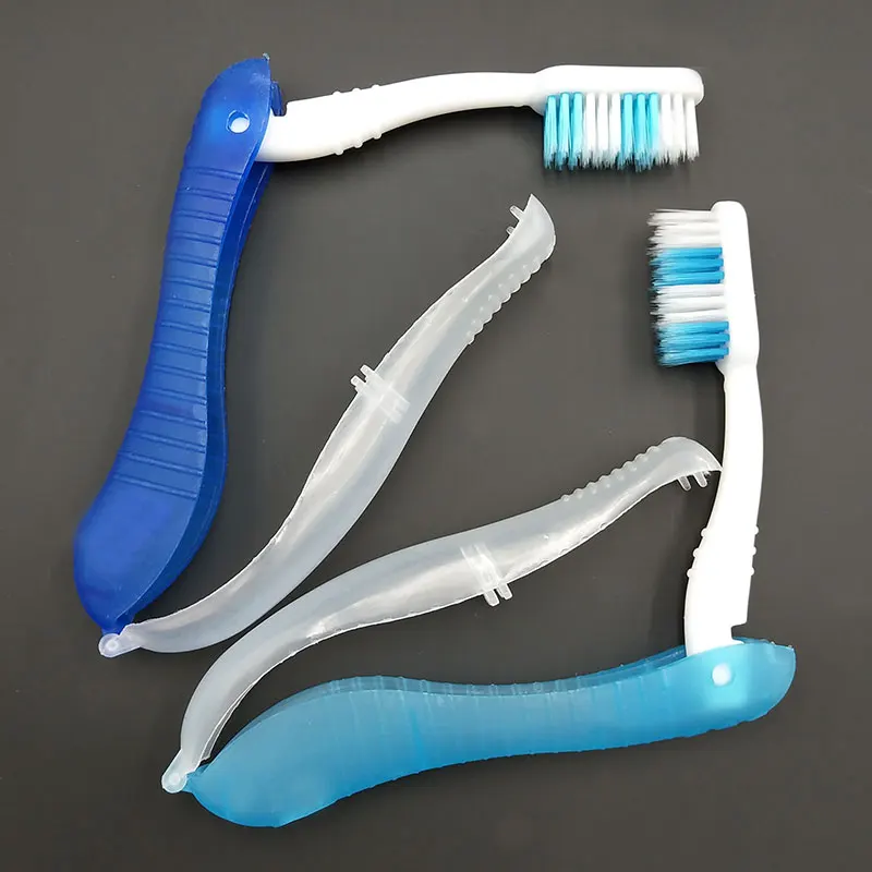 Hygiene Oral Portable Disposable Foldable Travel Camping Toothbrush Hiking Tooth Brush Tooth Cleaning Tools Folding Toothbrush