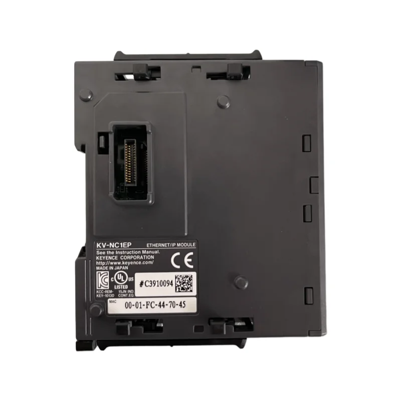 KEYENCE KV-NC1EP KV-N1AW KV-NC10L KV-NC20L PLC Programmable Controller EtherNetIP Unit Used for Multi Machine Linkage in Stock