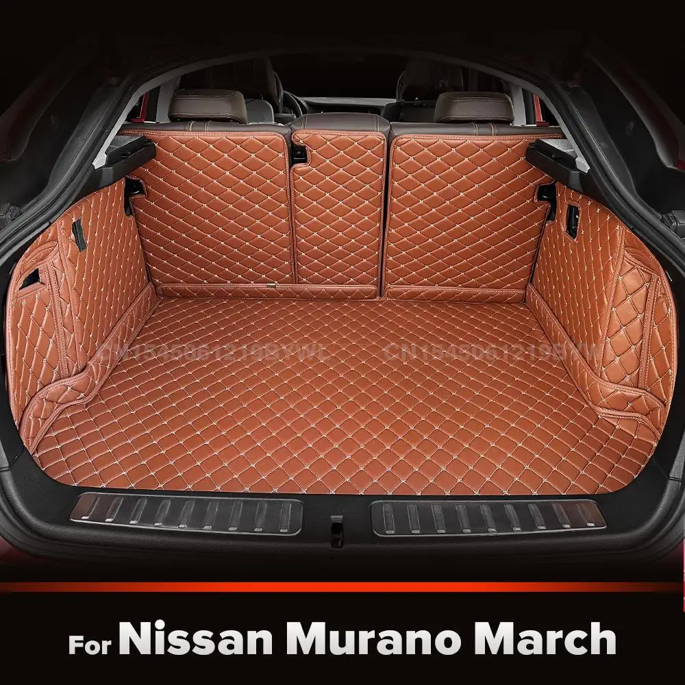 

For Nissan Murano 2011-2021 March 2010-2018 Auto Full Coverage Trunk Mat CarProtective Pad Cargo Liner Interior Accessories