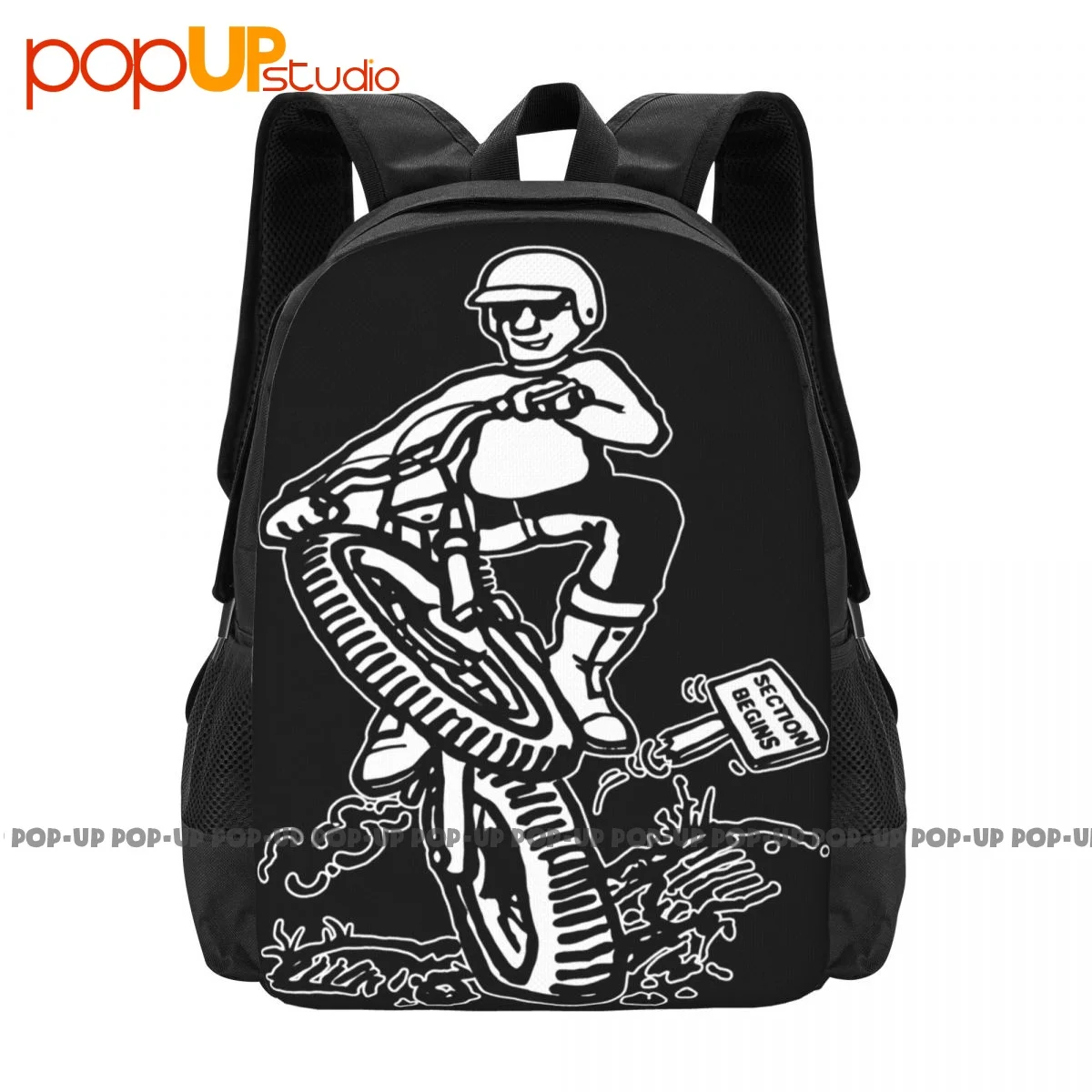 Trails Rider Biker Gasgas Motorcycle Enduro Fun Backpack Large Capacity Gym Shoe Bag Gymnast Bag Riding Backpack