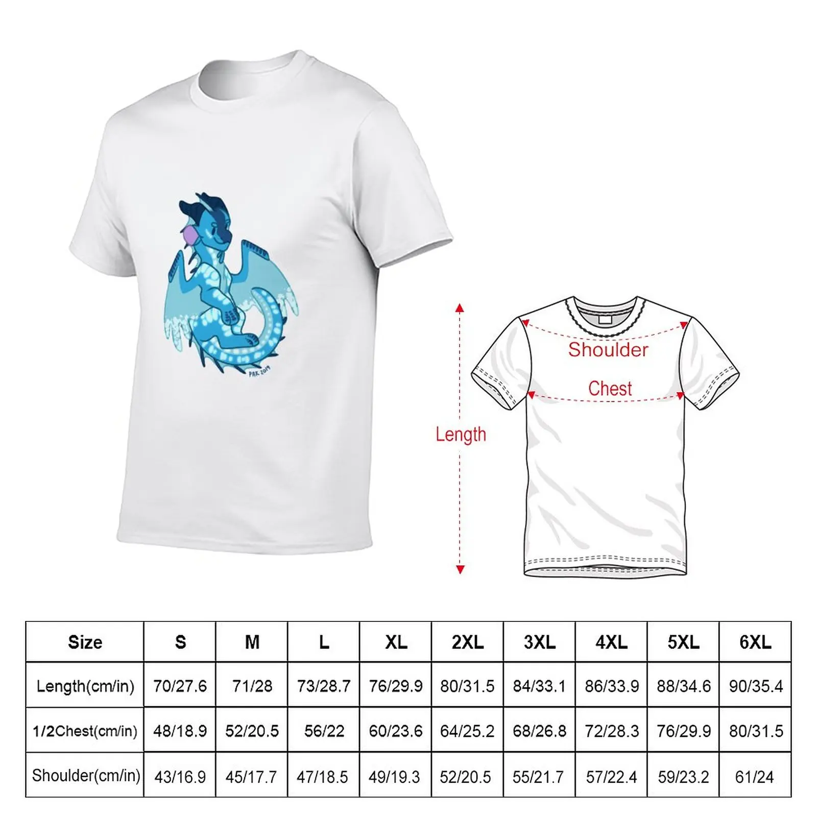 Tsunami - WOF Wings of Fire T-Shirt customs boys animal print shirt cute tops Men's t-shirt