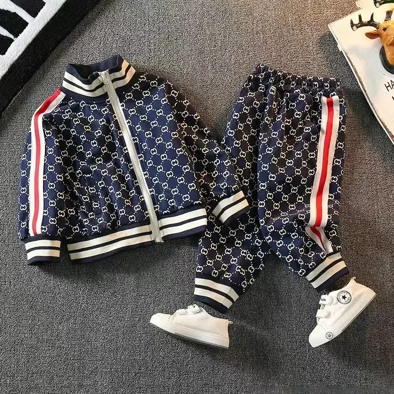 Spring Autumn Boys Clothing Sets Kids Fashion Cotton Coats+Pants 2pcs Tracksuits For Baby Children Sports Suits Toddler 2-12T