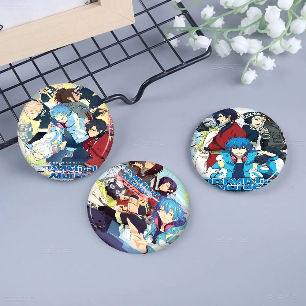 

D-DRAMAtical Murder 58mm Cute Series Pins Funny Badge Interesting Cartoon Animals Brooches Backpack Clothes Gift Accessory