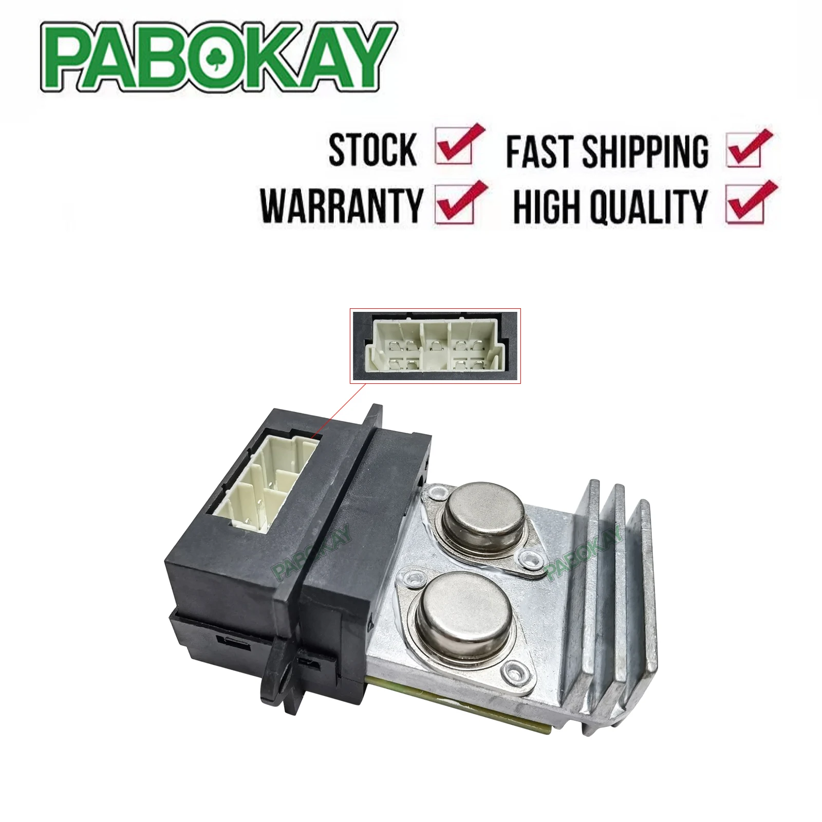 

Внутренний резистор вентилятора для RENAULT 19 I II 21 Master 86-96 7702206221 7701033535 508588 740239N GA15260 3510038