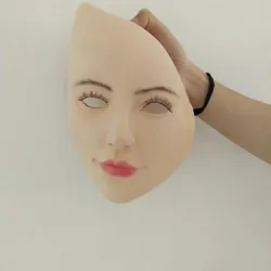 Silicone Mask Head Cover Props Invisible Full Face Facial Mask Soft