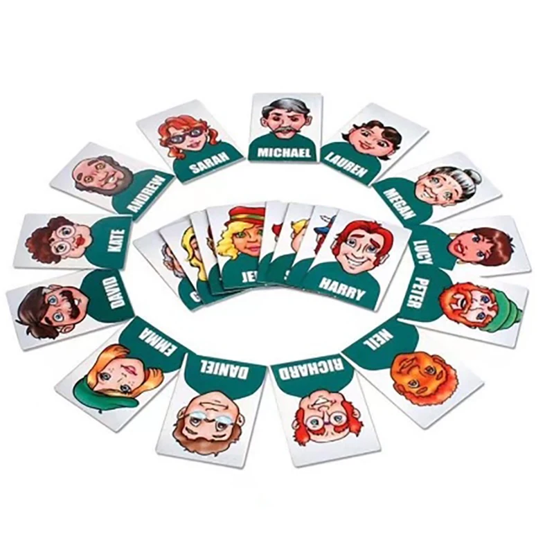 Guess Who Is It ? Classic Board Games for Kids and Children Classic BoardGame Interactive Funny Family Guessing Games Toy Gift