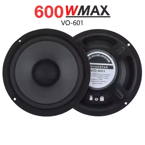 6inch Speaker Car Stereo Audio Coaxial Speaker Audio 600W Car Audio Accessories Full Frequency