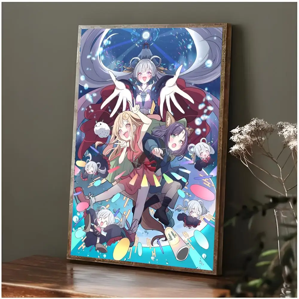 Whimsical Animation C-Cosmic Princess Kaguya Poster Modern Wall Art Bedroom Living Room Print Unframed