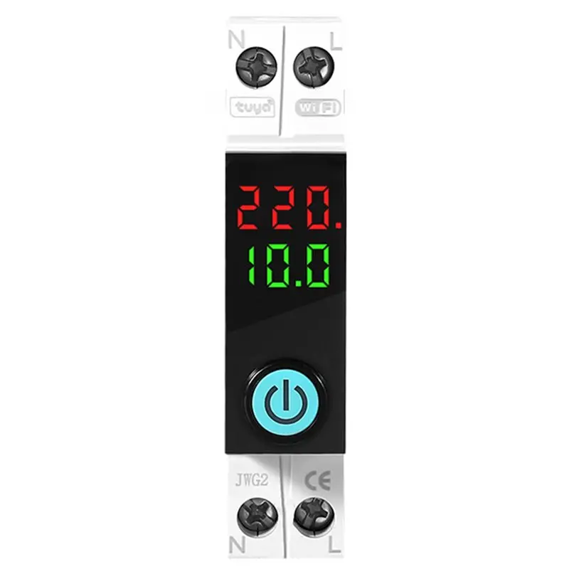 

AA81-Circuit Breaker Switch Undervoltage Protector Timer Overvoltage And Undervoltage Protector 1-63A Power-Off Timer Switch B