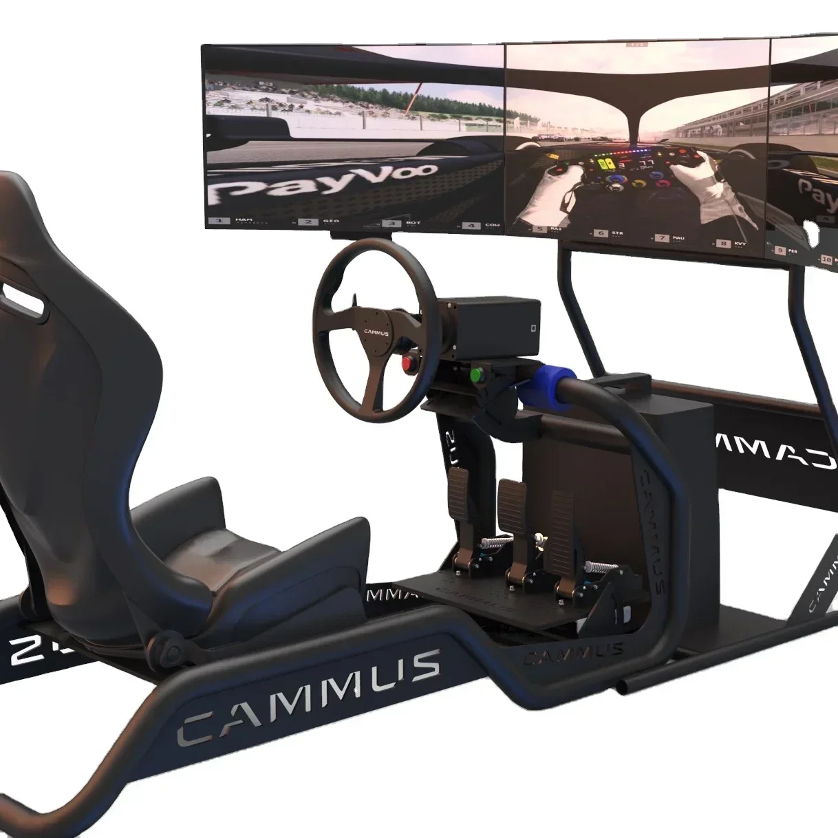 2025CAMMUS Car Driving Simulation Cockpit Racing Simulator Stand Chair Steering Wheel Gaming Direct Drive for PC