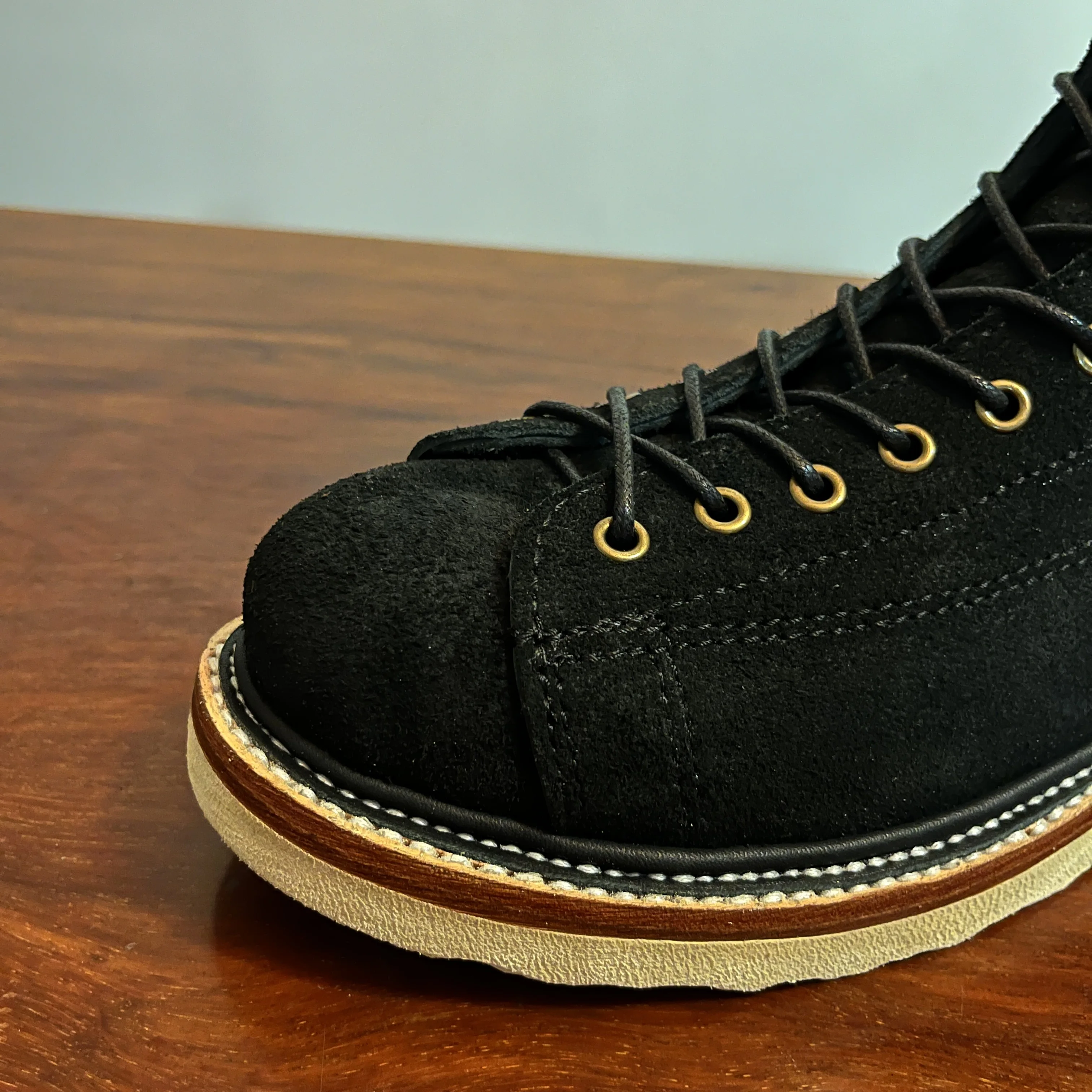 L650 RockCanRoll Super Quality Handmade Goodyear Welted Skill Italian Cowhide Suede Boot Size 35-50