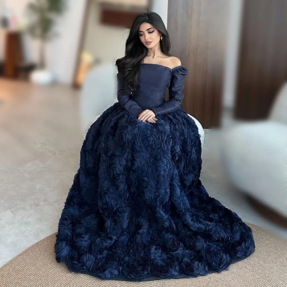 Maßgeschneidertes, bezauberndes, schulterfreies, formelles Abendkleid, A-Linie, bodenlang, Promi-Kleider, elegantes Hochzeitskleid