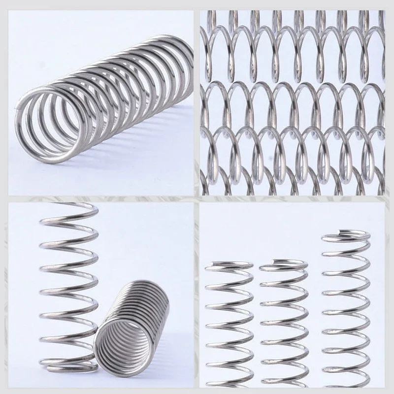 304 Stainless Steel Compression Spring Y-shaped Shock Absorption Return Spring 10pcs Wire Dia 1.2MM OD 8~20MM L:10~200MM