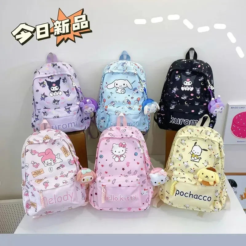 

Sanrio Hello Kitty Backpack Cute Large Capacity Waterproof Lightweight School Bag for Students