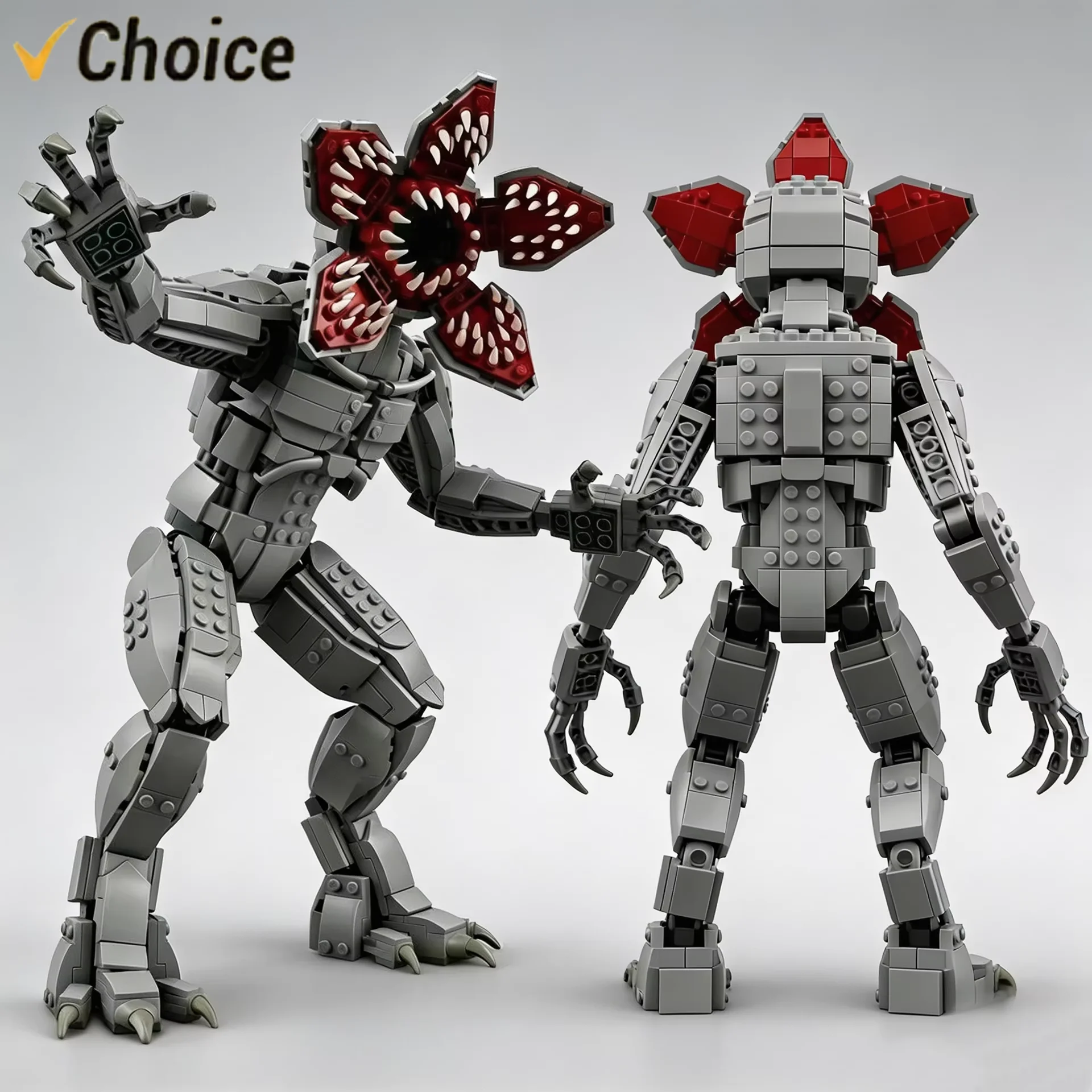 2026 New Series Demon Dog Demogorgon Carnivorous Plant Building Blocks Sci-Fi Thriller TV Play Monster Model Assembly Toys Gifts