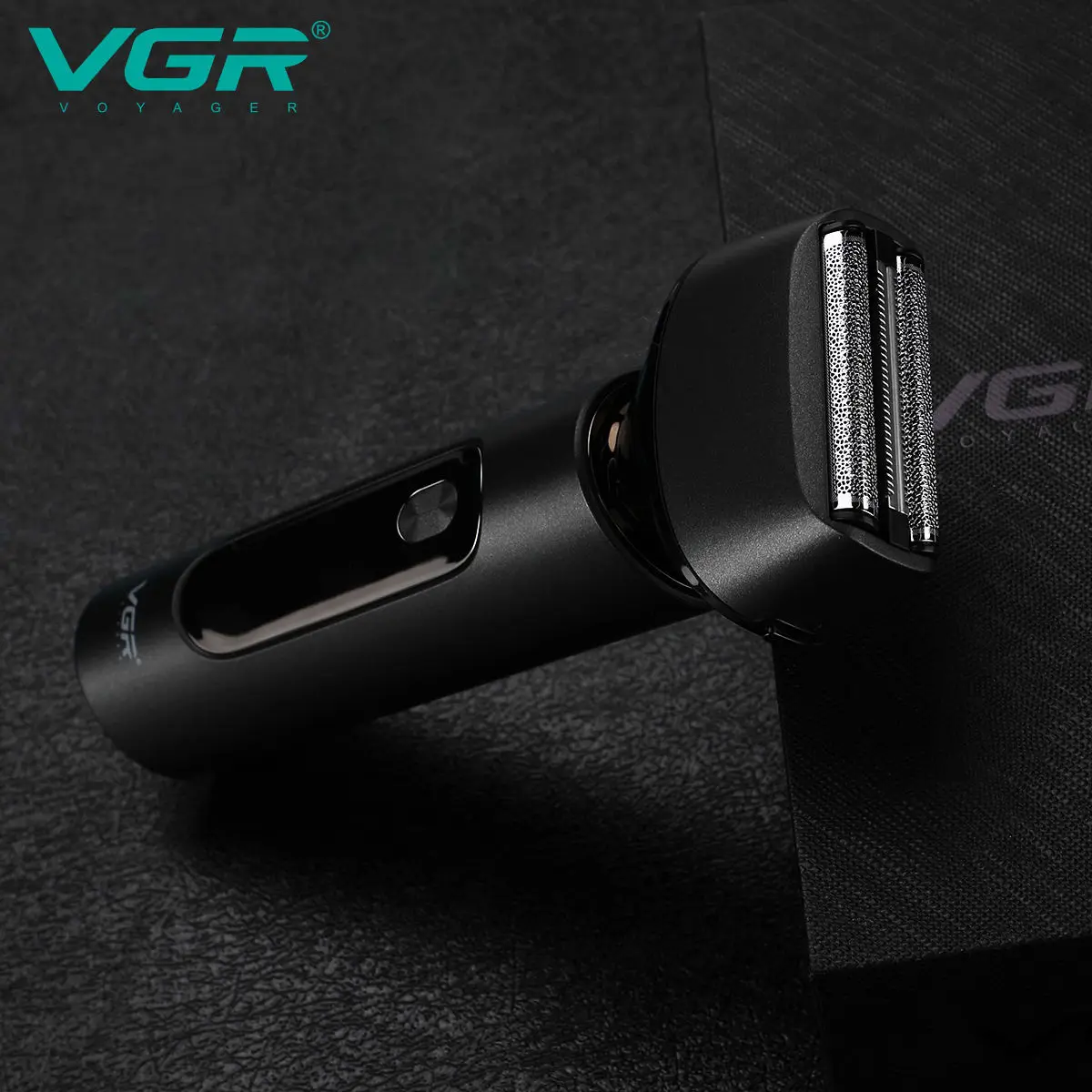 VGR الحلاقة مقاوم للماء ماكينة حلاقة اللحية المهنية الحلاقة الكهربائية المحمولة أداة تهذيب اللحية الترددية ماكينة حلاقة للرجال V-381