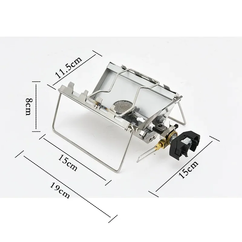 

Портативная газовая плита для кемпинга, уличная бытовая газовая плита для кипячения воды, работающая на изобутане, 120 г/ч