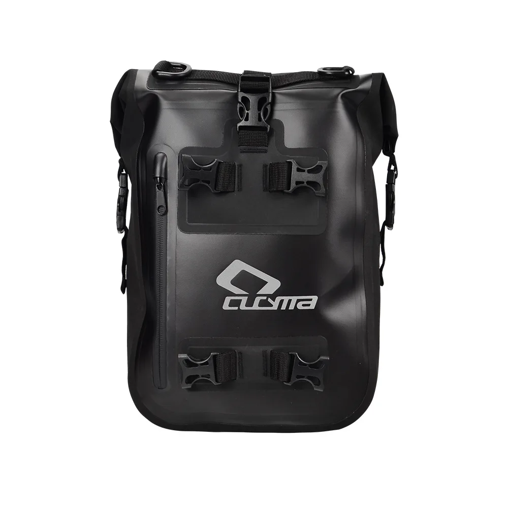 

CUCYMA 10L Motorcycle Rear Seat Bag, 100% Waterproof Main Bag with Detachable Daypack, Lightweight Travel Pack for Commuting