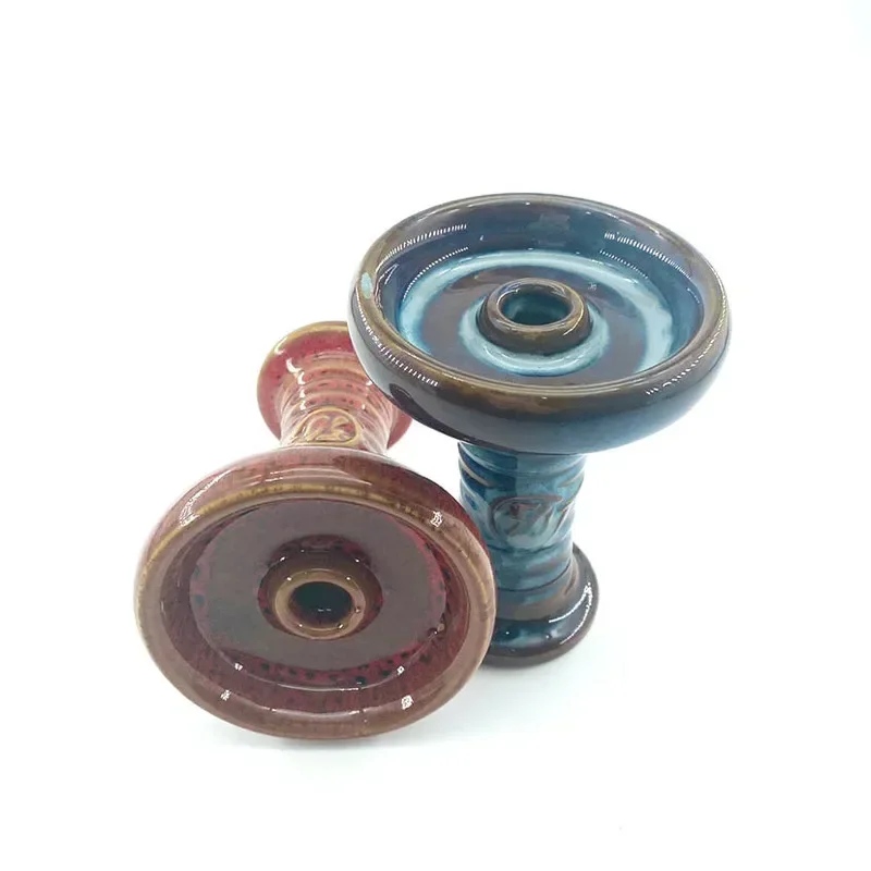 1Pc Ceramic One Hole Phunnel Bowl Hookah Chicha Head Shisha Bowl Ferris Bowl Charcoal Holder Narguile Sheesha Tobacco Container