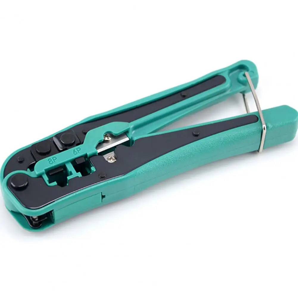 

Wire Stripper Buckle Design Labor-saving Anti-slip Handle Triple-purpose Ethernet Cable Stripper for Telecommunications