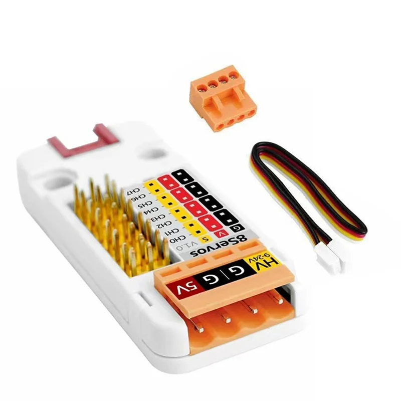 ABJF-For M5stack 8-Channel Servo Driver Unit STM32F030 Controller High-Precision Robotics Control For Multiple Servos