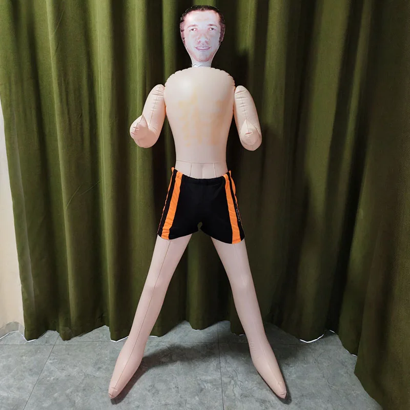 

DS1923 Inflatable Male Cloth Mannequin, Toroso Model, Inflation Shooting Doll, Maniqui for Display, Upper Body 170cm Head