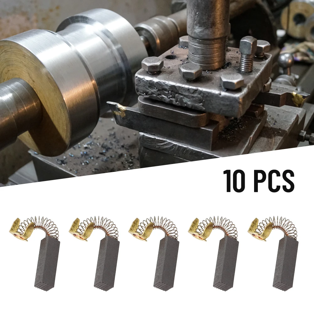 전기 모터 진공 청소기용 카본 브러시 교체, 카본 원형 톱, 세트당 10 개, 20mm X 7mm X 6mm