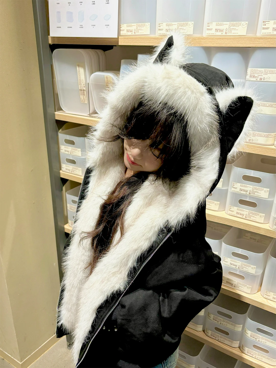 

Зимняя утепленная хлопковая куртка Bla Ear с капюшоном, в американском ретро-стиле, с меховым воротником, приталенная, с длинными рукавами, однотонная