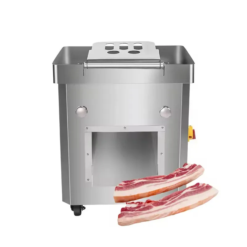 Commercial Industrial Meat Slicer Shredder Machine Detachable Knife Set For Beef Jerky Factory New Electric Meat Slicer