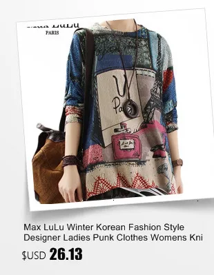 Amax luluE Winter Vintage Printed V-Neck Sweaters Womens Loose Leisure Cardigans Gothic Females Harajuku Pocket Floral Clothing