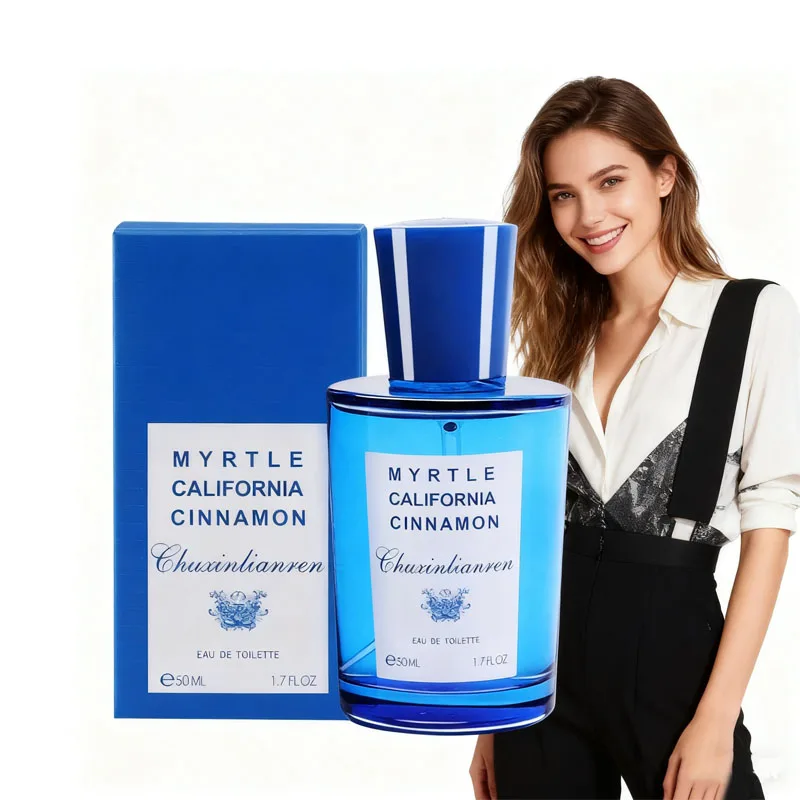 

50ml Luxury Blue Perfume Mediterranean Neutral Fragrance Spray Lasting Couple High-end Charm Perfum