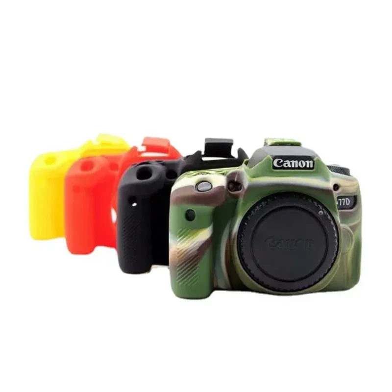 Silicone Rubber Camera Protective Body Case Skin For Canon 5DMark III 5D3 5D4 6D 6D2 60D 70D 77D 200D Camera Bag Nice Soft