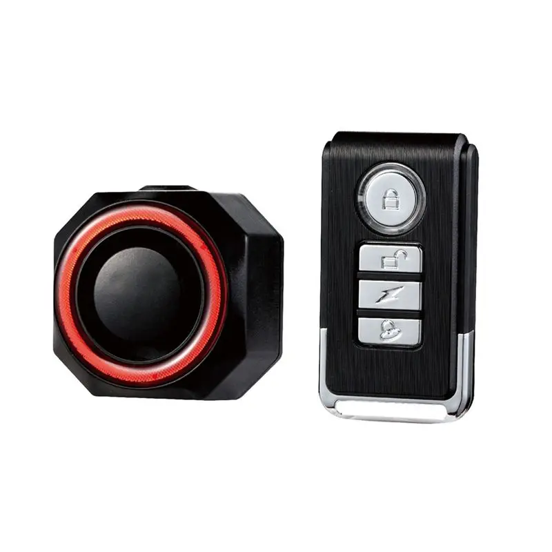 Dependable-Bicycle Alarm Remote Control Bike Anti Theft Alarm USB Rechargeable Motorcycle Bicycle Detector Alarm With Bracket