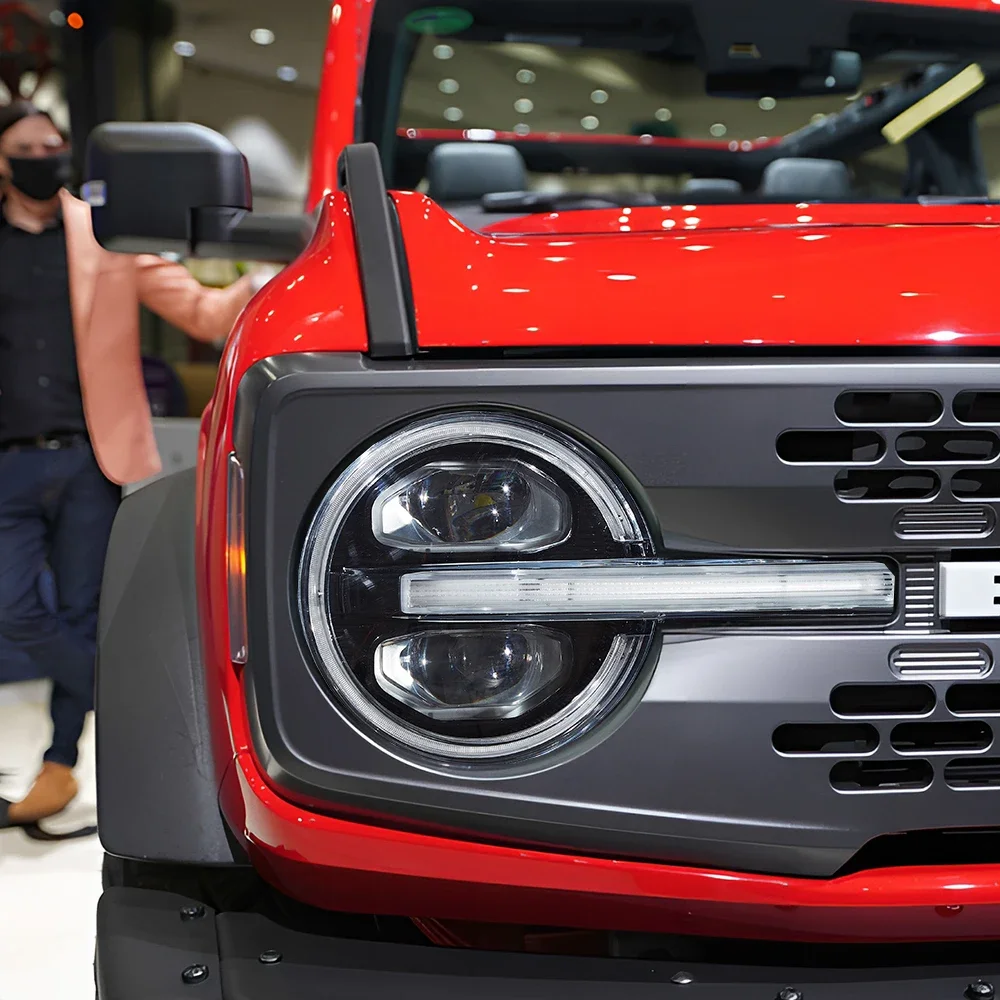 

For Ford Bronco 2021-2024 Car Headlights LED Headlight Assembly Upgrade High-Quality 2 Projector Lens Car Accessories