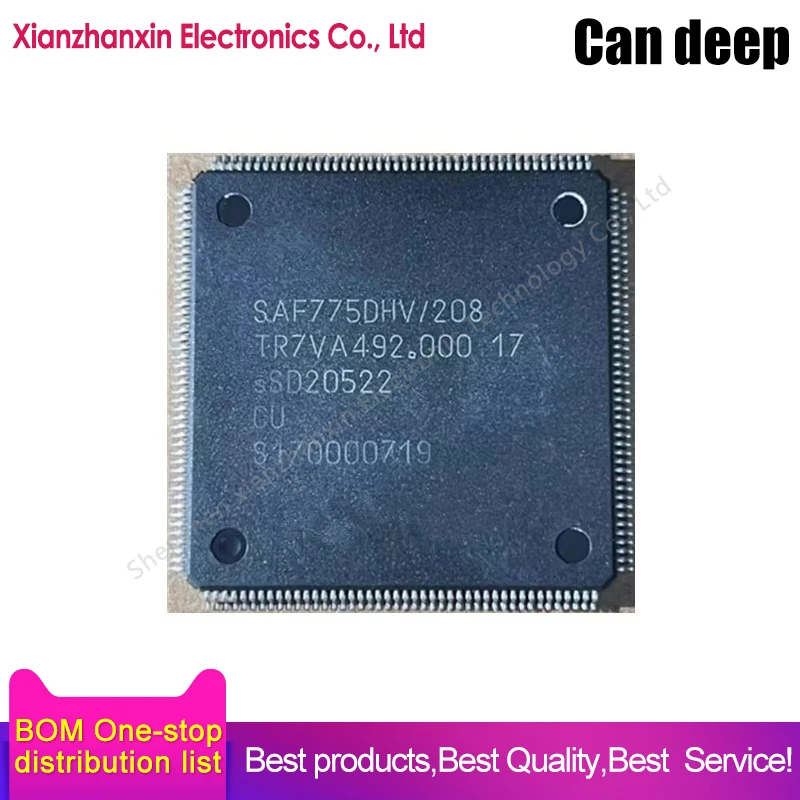 

1 шт./лот SAF775DHV/208 SAF775DHV QFP аудиопроцессор для автомобильных бортовых компьютерных плат