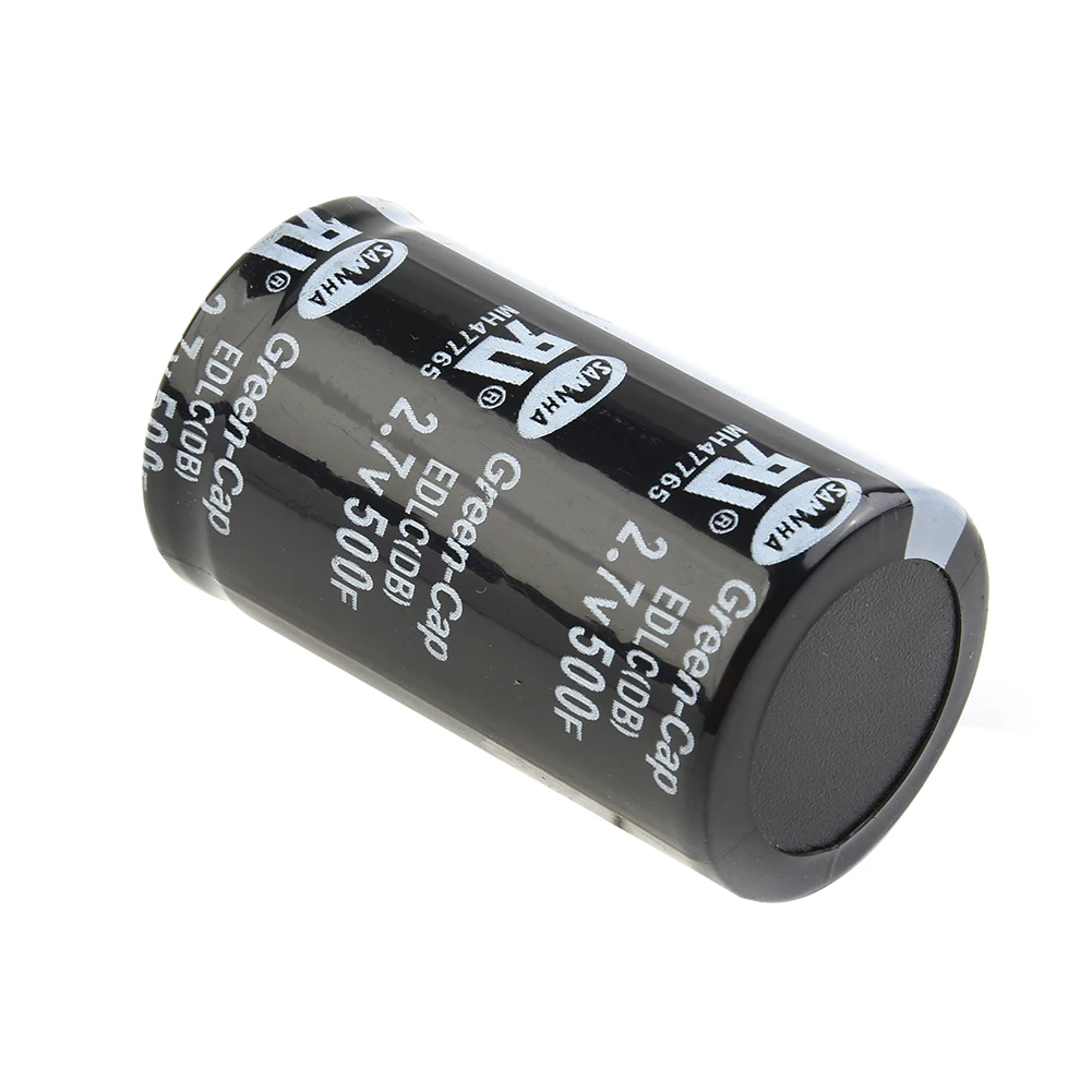 Assortment Capacitor 1/2/6/10pcs 2.7 V500F 2.7V 25 ° C 87600 hours 35*60MM 500F Accessory Black Equipment Set New