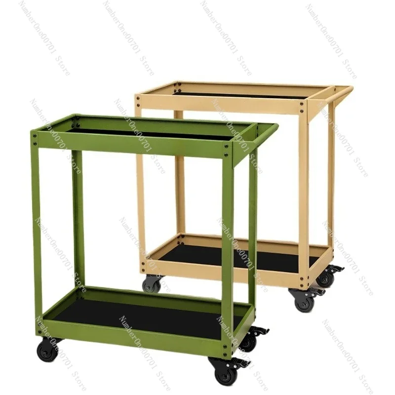 Trolley Tool Cart Multi-functional Mobile Cafe Household Commercial Green Plant Rack Storage Rack