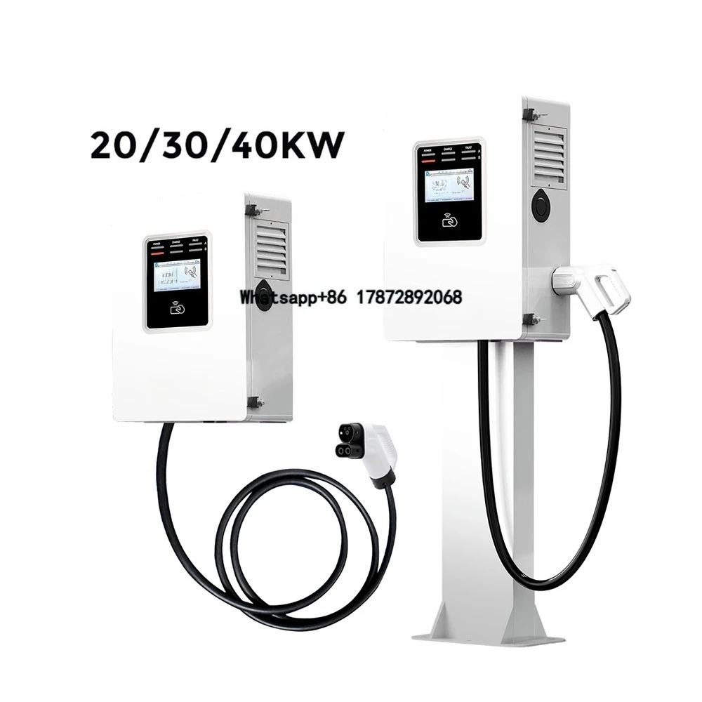 New Byd Charging Station Wall-Mounted IP54 20kw 30kw 40kw Ev Fast Charger GBT Chademo CCS with DC Output Current