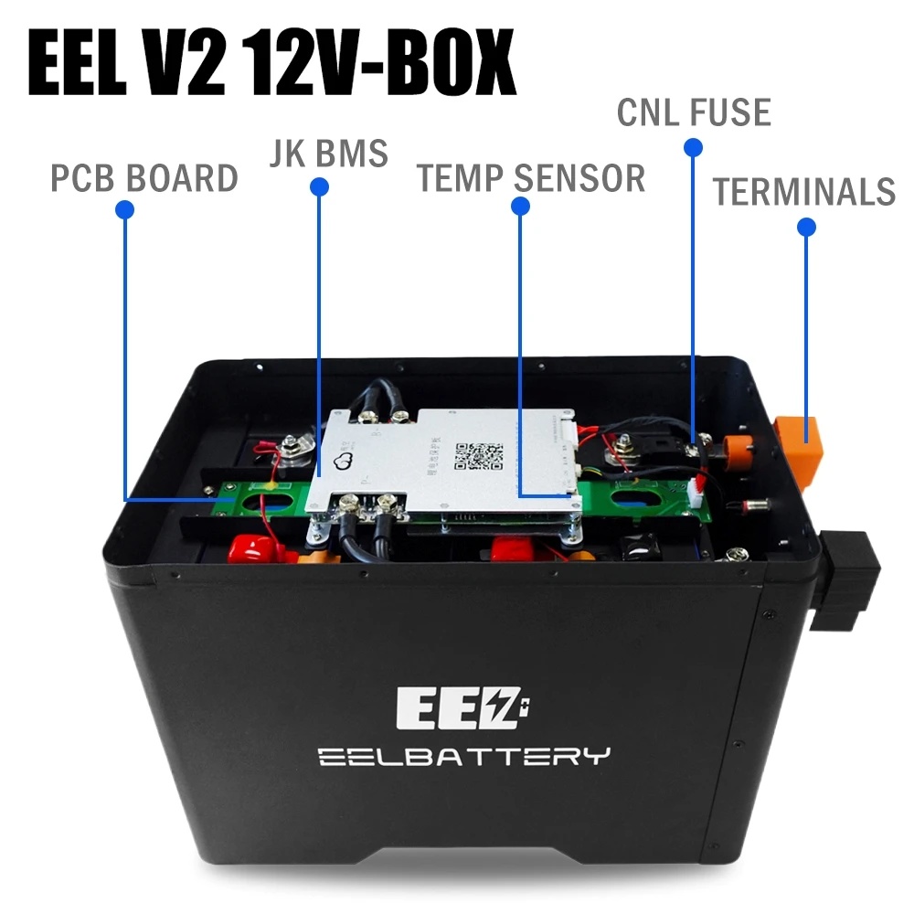 12V lithium iron 280ah  battery box Storage 12V 12.8v Lifepo4 280ah battery box  with BMS 200A Control for battery pack