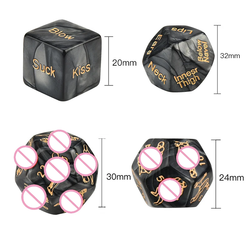 4PCS/SET Sex Dice 12 Kinds of Sex Play Positions Adult Game Sm Play Roles Flirt Sex Products Bdsm Toys Erotic Goods - view 6