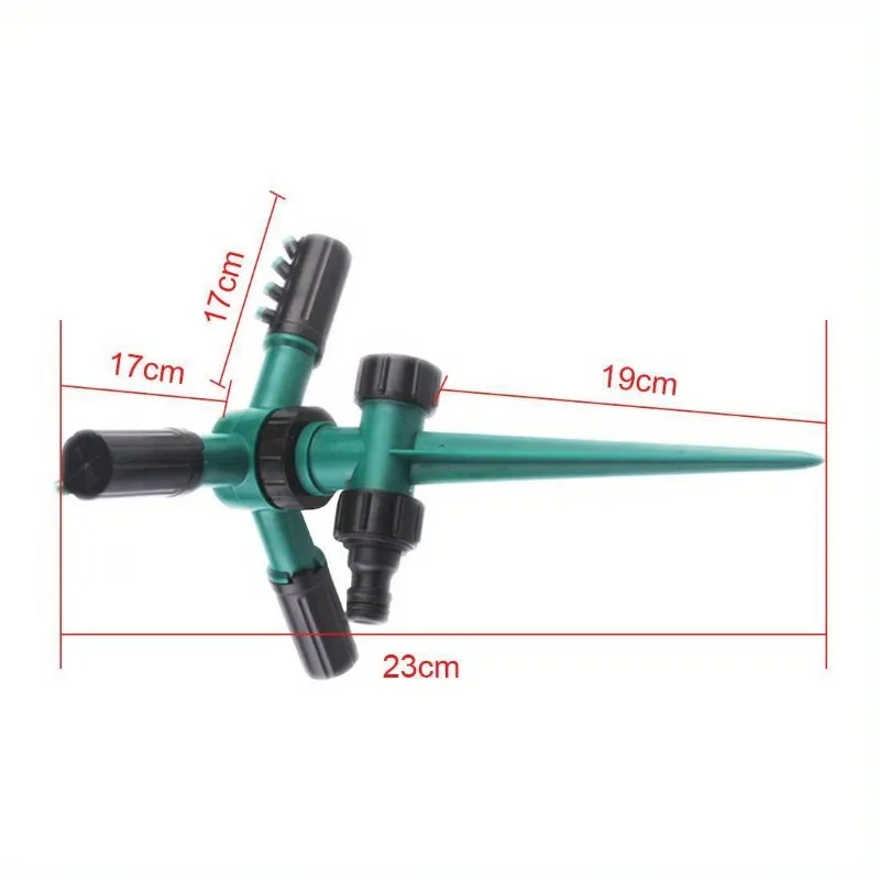 1pc 360 Degree Circle Rotating Water Sprinkler Automatic Watering Garden Grass Lawn Sprinklers