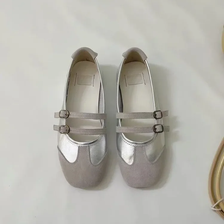

Soft Bottom Flat Mary Jane Shoes for Women Spring Autumn New Style Versatile Flat Bottom Rubber Sole Casual Shoes for Ladies