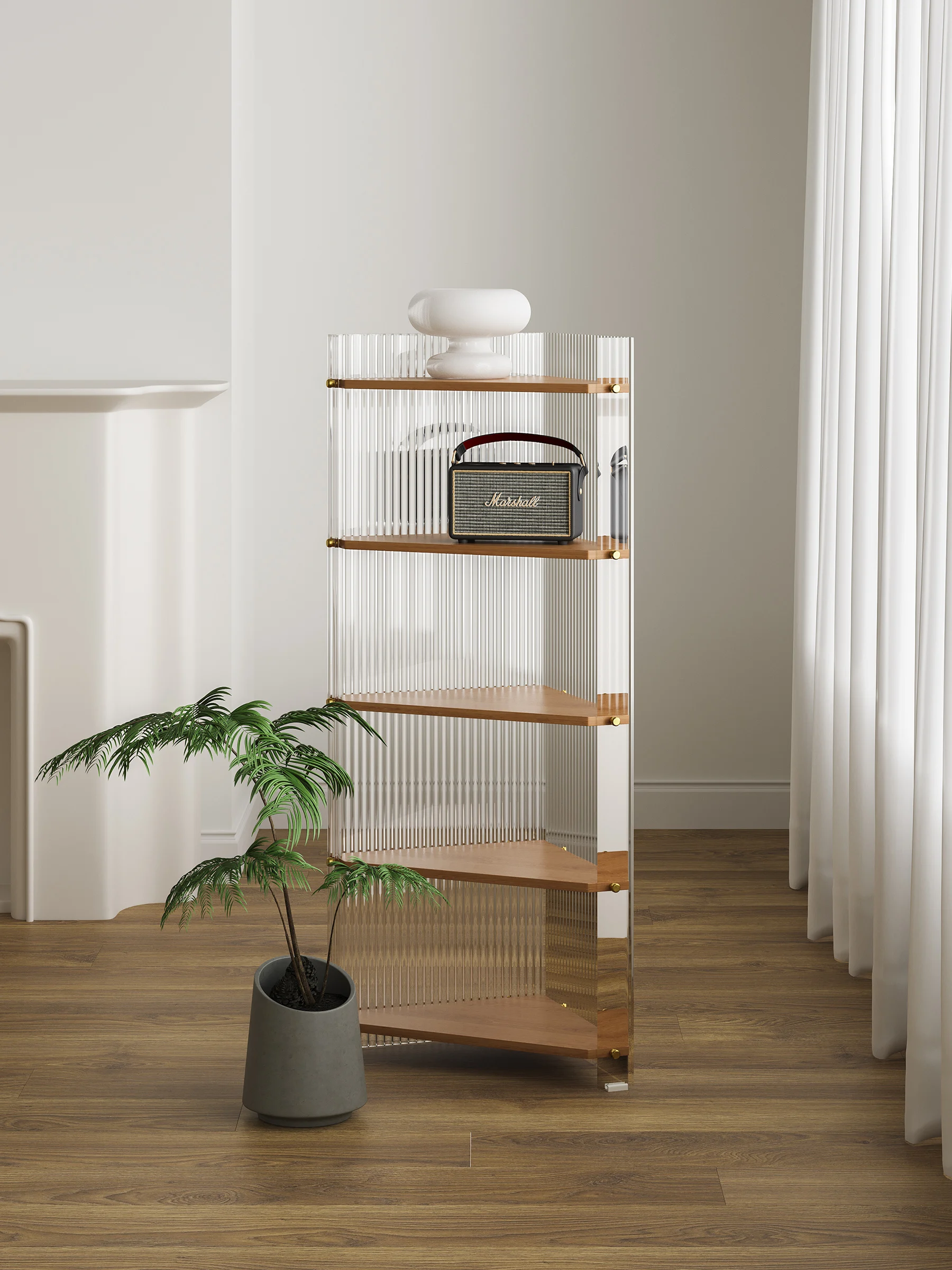 Minimalist Instagram Wall Triangle Storage Rack Multi functional  Cabinet Commercial Home Atmosphere Furniture