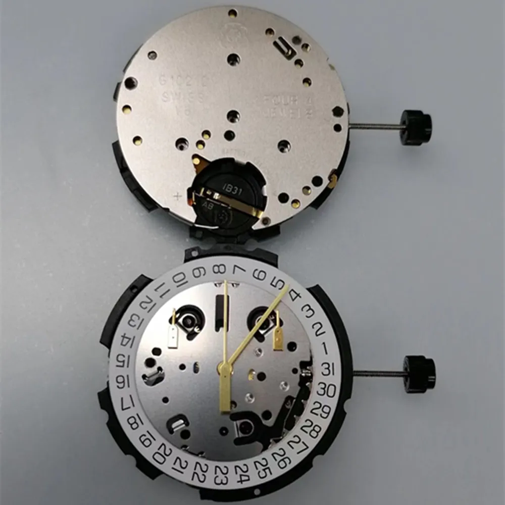 Original ETA G10.212 6-pin 4-bit V8 quartz movement watch