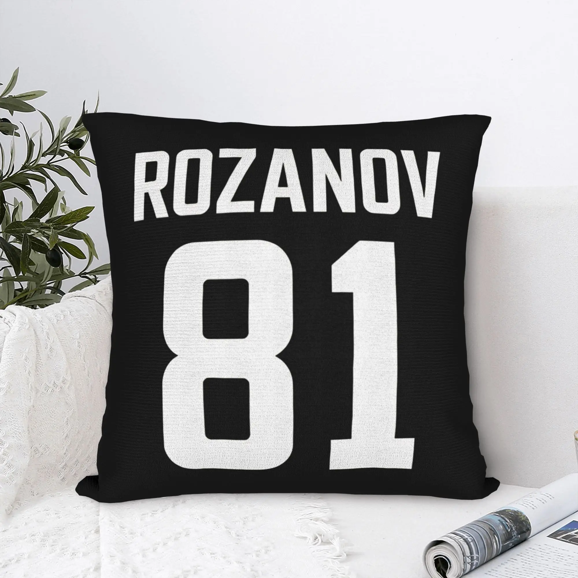 Heated Rivalry Number 81 Square Pillowcases Polyester Home  Cushion Cover Cute Home Decoration Pillowcase 40*40